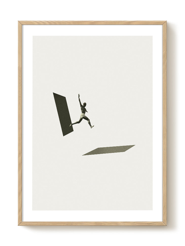 Maarten Léon - leave it behind - PSTR studio Kunst Poster