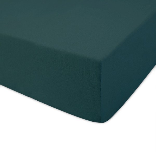 Prześcieradło jersey z gumką 180x200 036 zielone butelkowe