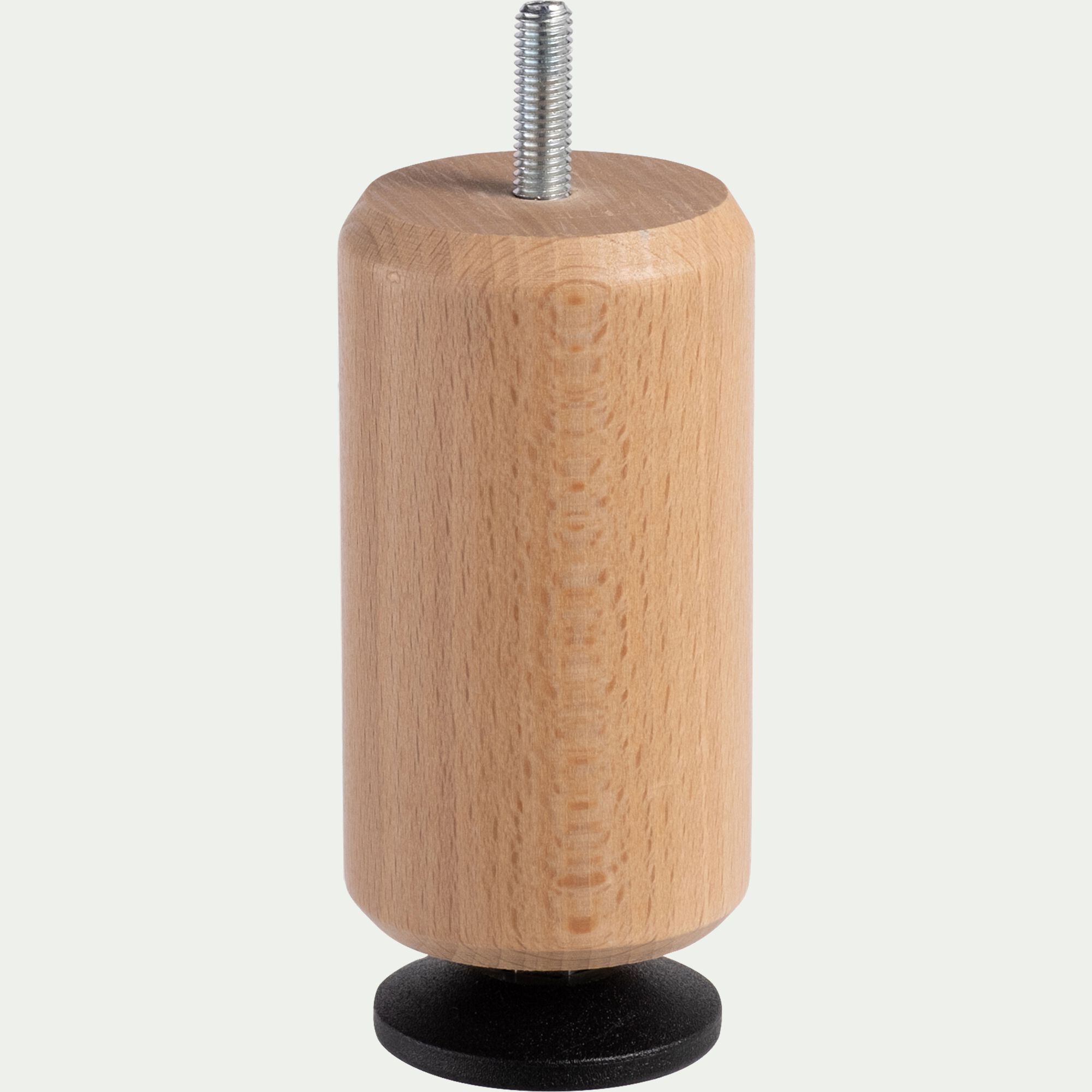 ESTHER - Pied de lit central hauteur réglable 11 à 15 cm - hêtre massif