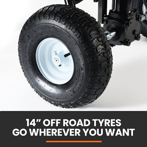 NNEMB 160L Tow Behind Broadcast Seed and Fertiliser Spreader, 158kg Load, Heavy Duty