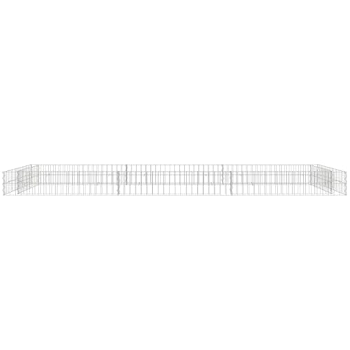 NNEVL Gabion Raised Bed Galvanised Steel 300x100x20 cm