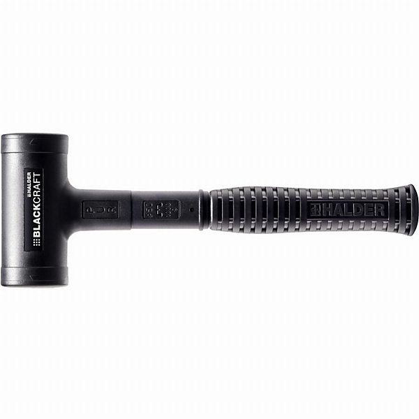 Maillet BLACKCRAFT D50 mm, tête remplie de grenaille, habillage PUR, manche tube acier incassable 3379
