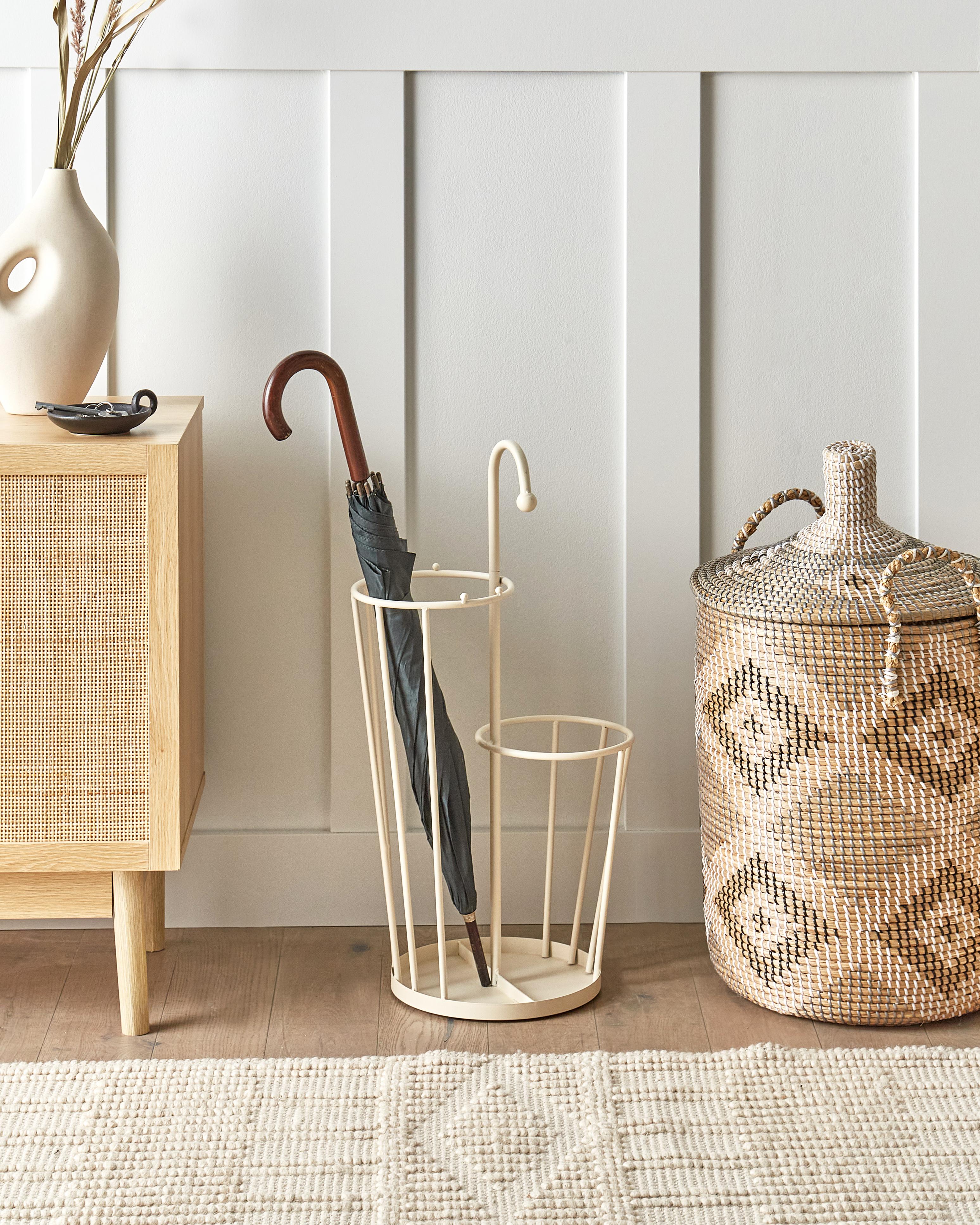 Umbrella Stand CHAMBORD Metal Light Beige