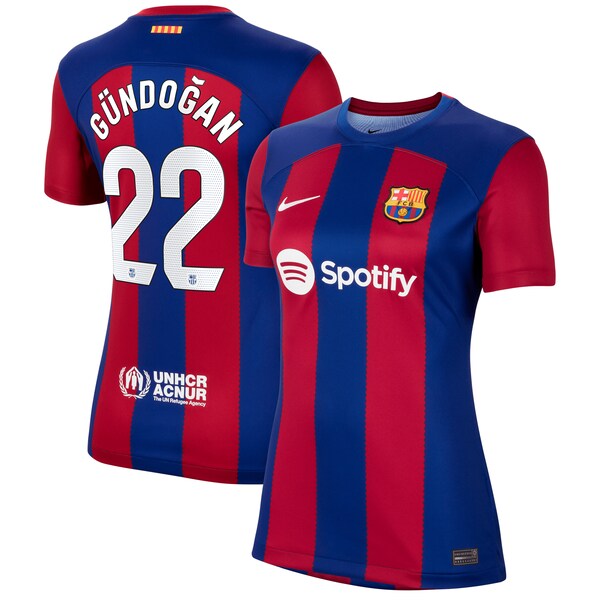 Ilkay Gündogan Barcelona Nike Women's 2023/24 Home Stadium Replica Player Jersey - Royal