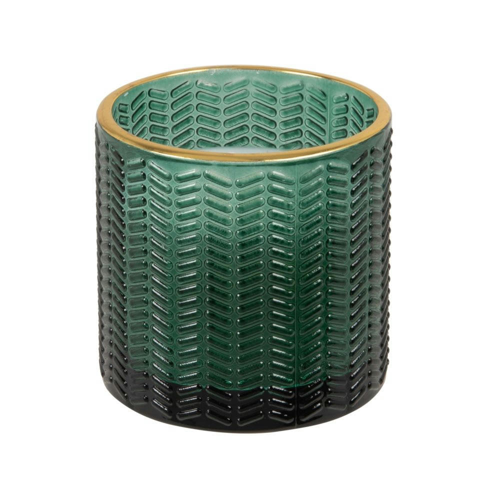 COLORAMA - Bougie parfumée en verre bleu canard H7 100 g