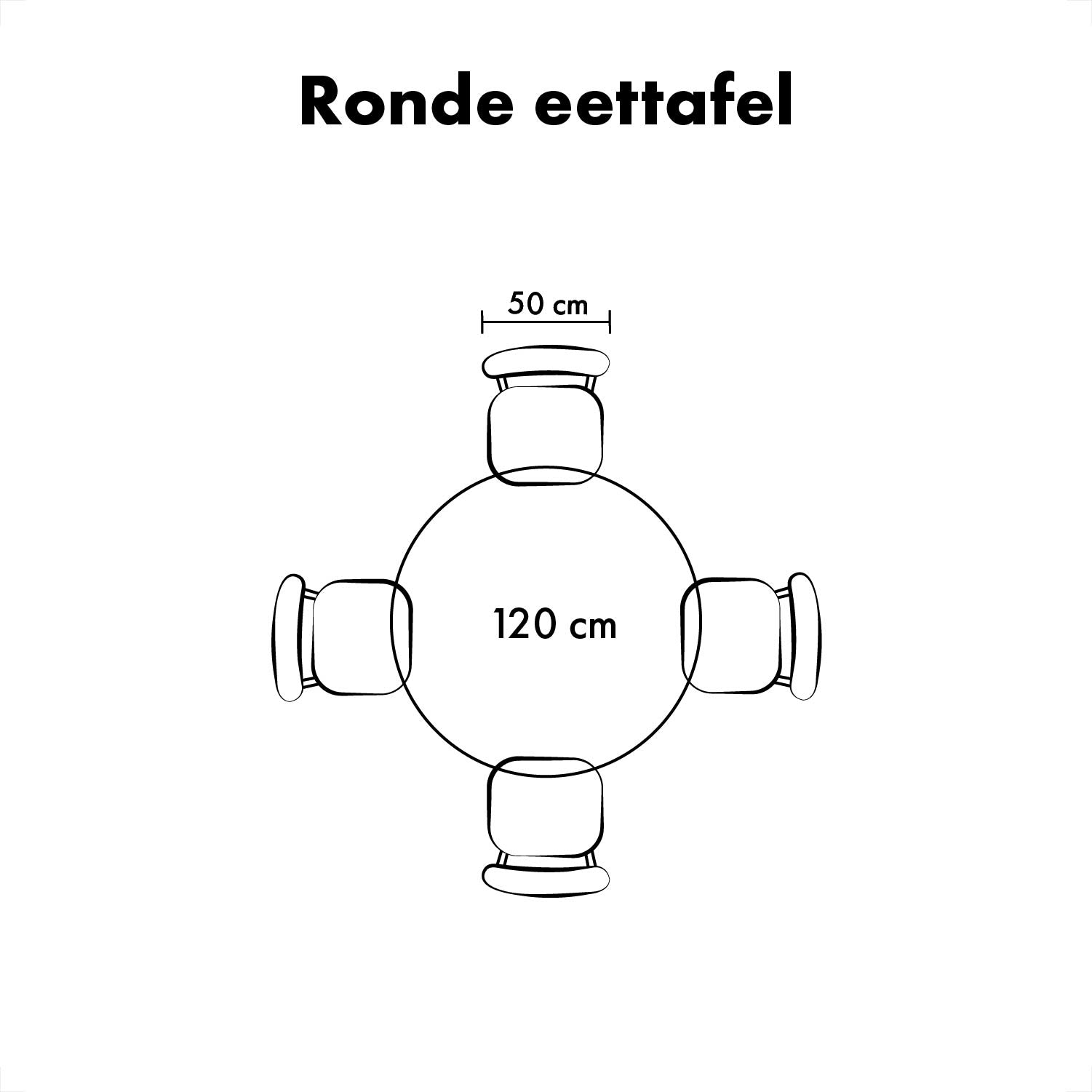 Lewis & Loft Eettafel Levi – FSC® mangohout – Rond – Ø120 cm – Naturel