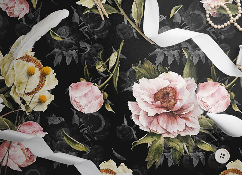 Dywan winylowy do domu Róże 60 x 90 cm