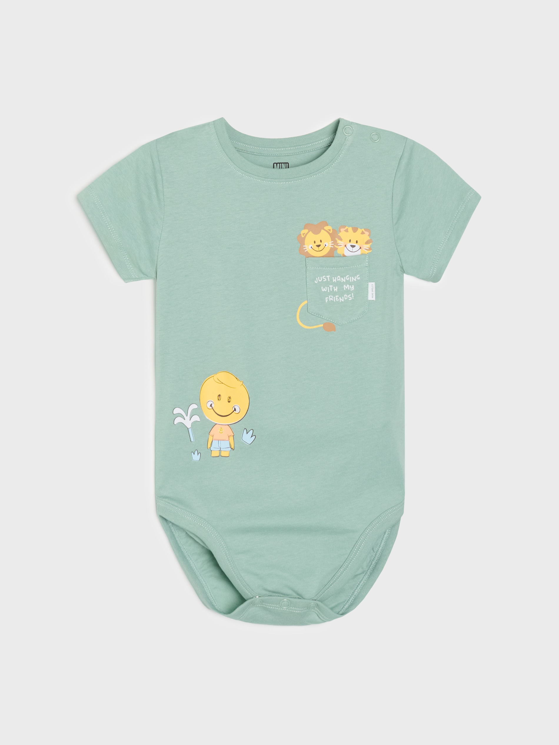 Bawełniane body z nadrukiem Mini Smiley®