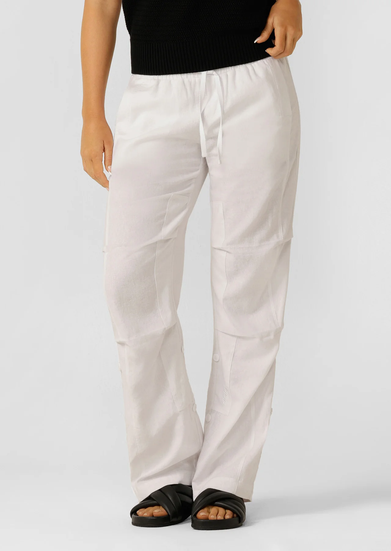 Linen Flashdance Pants