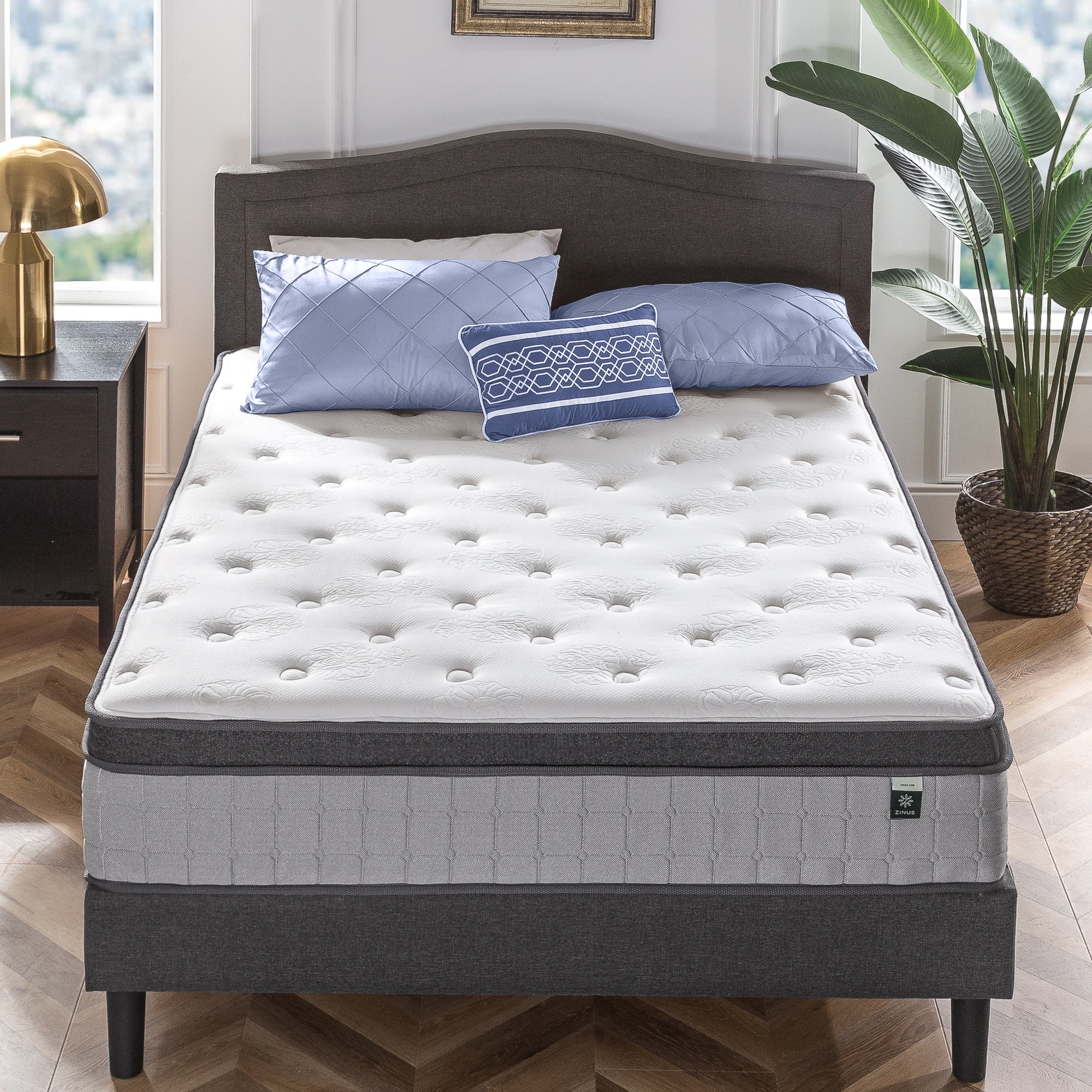 Priage by ZINUS 13 Inch Comfort Support Cooling Gel Hybrid Mattress