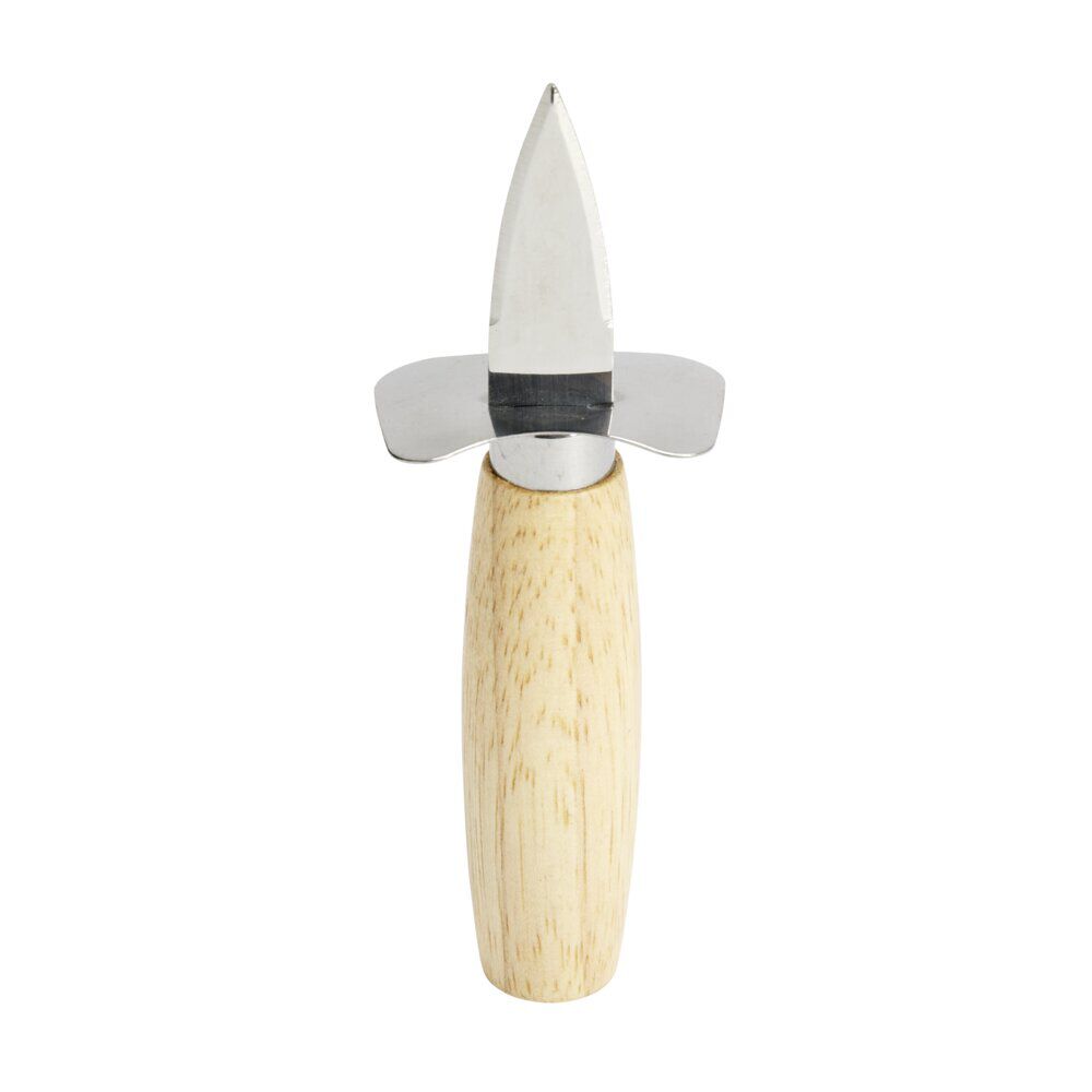 Couteau à huÎtres métal et bois L14cm