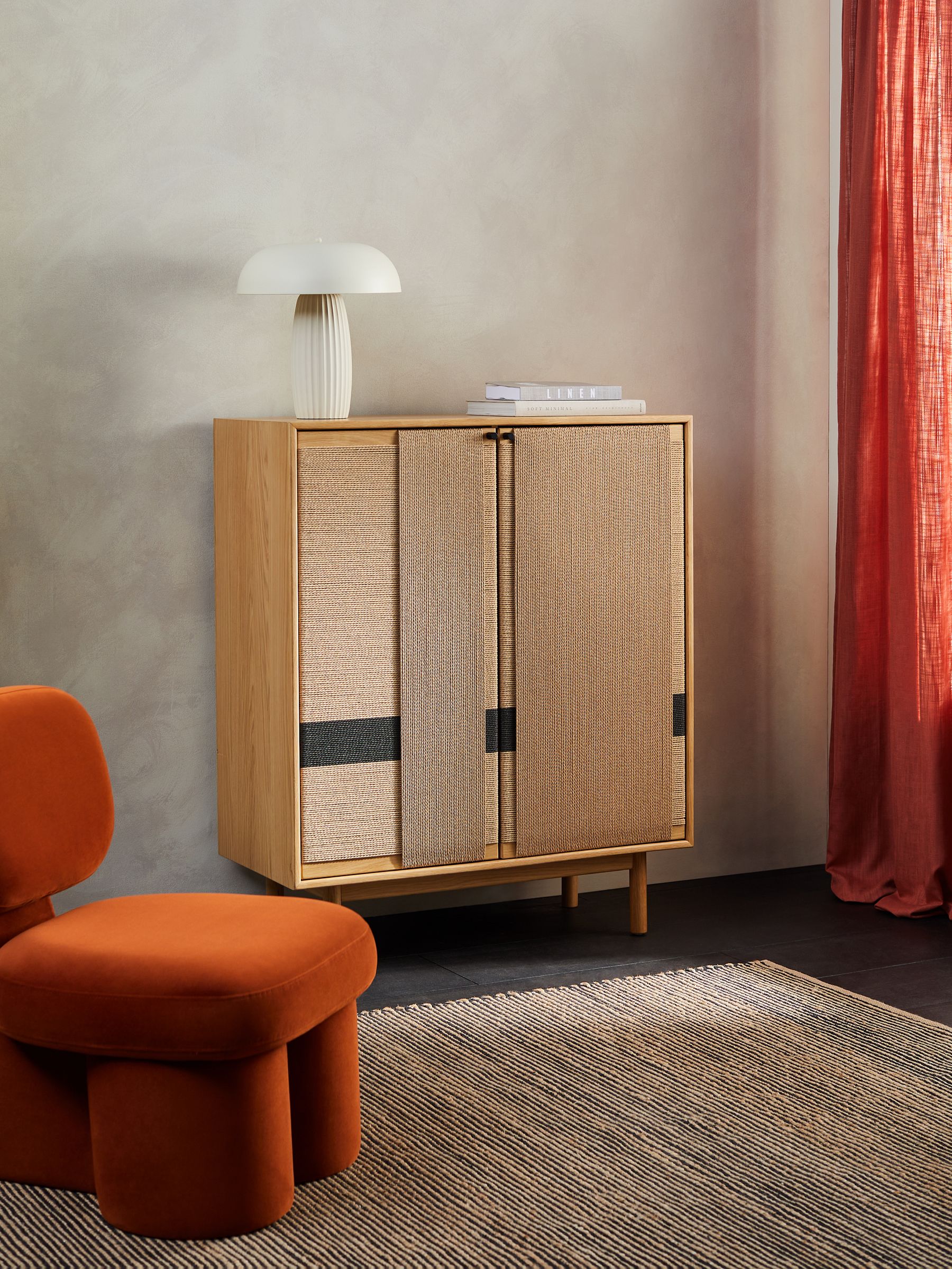Eden Highboard in Oak