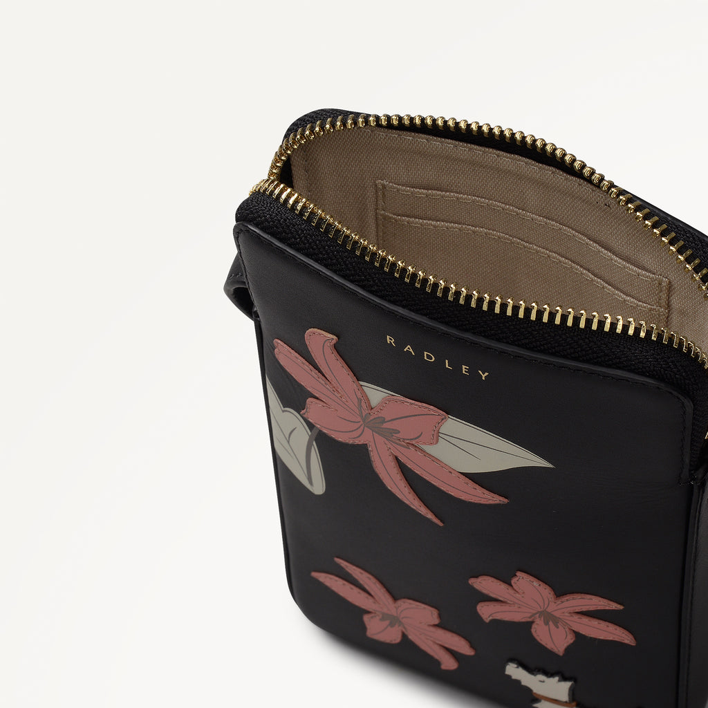 Pretty Petals - Medium Phone Cross Body Bag