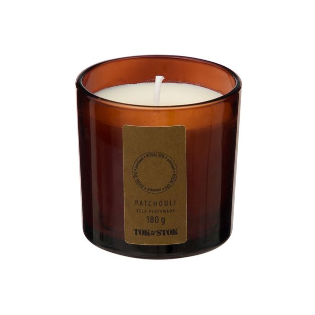 VELA PERFUMADA POTE PATCHOULI RITUAL SPA