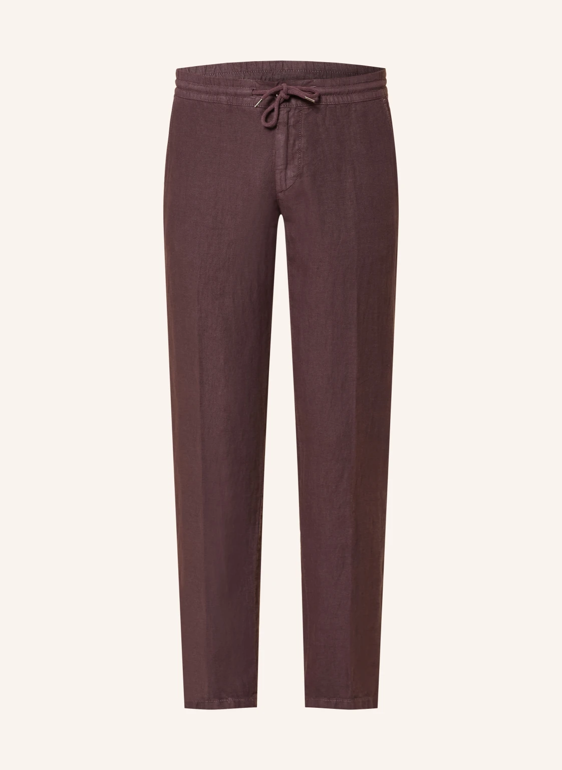ALBERTO Leinenhose HOUSE im Jogging-Stil Tapered Fit