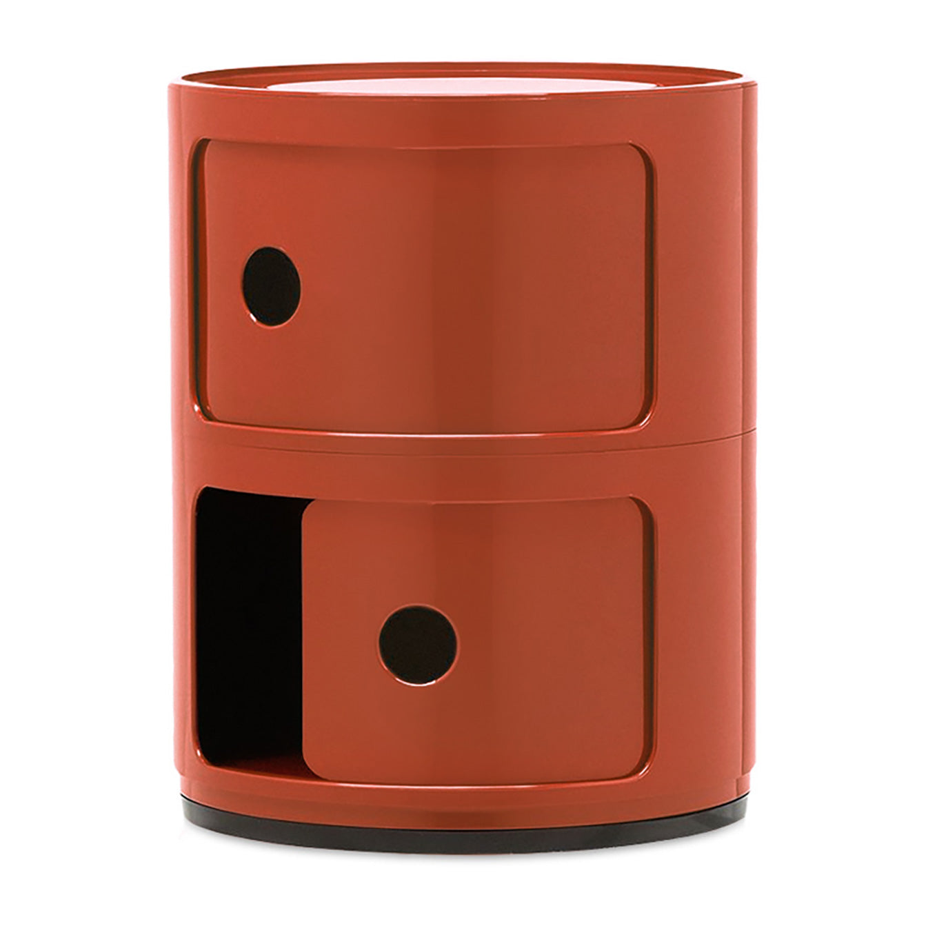 Kartell Componibili Kast Ø 32 cm - 2 Modules - Oranje