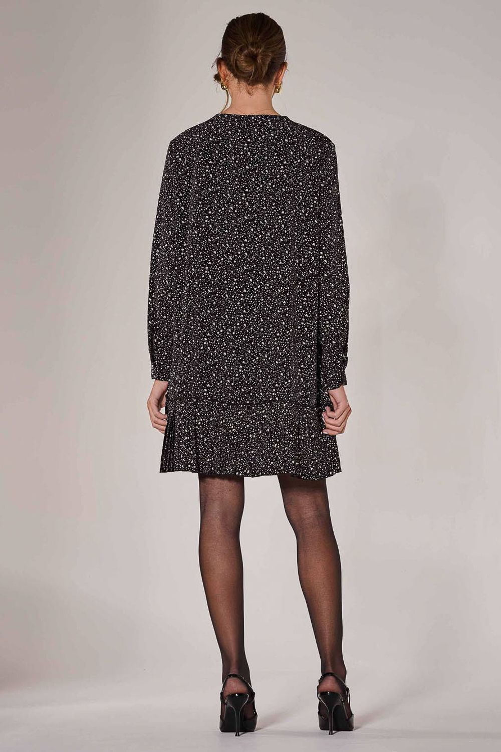 Jolie Moi Long Sleeve Shirt Dress