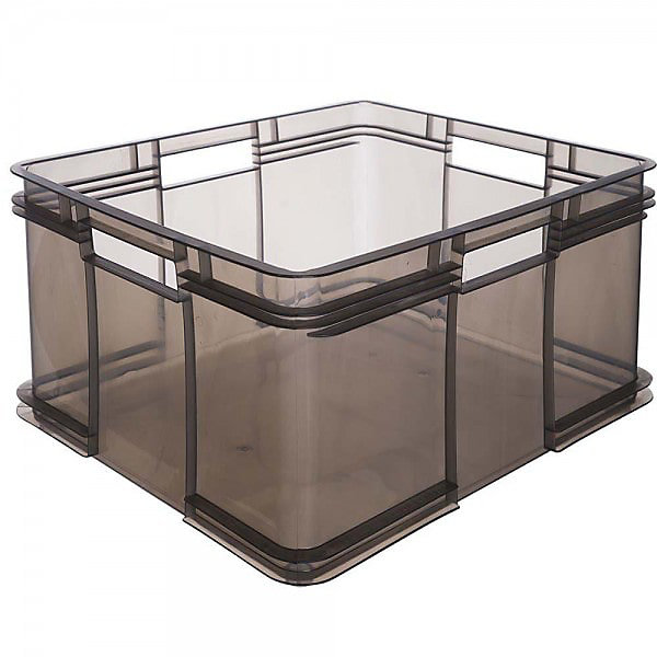 Caisse de Rangement Transparente 54 litres Euro-Box XXL - Gris