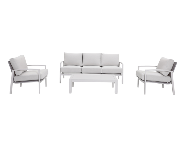 Jette 5 Seater Lounge Setting Bundle - Bone