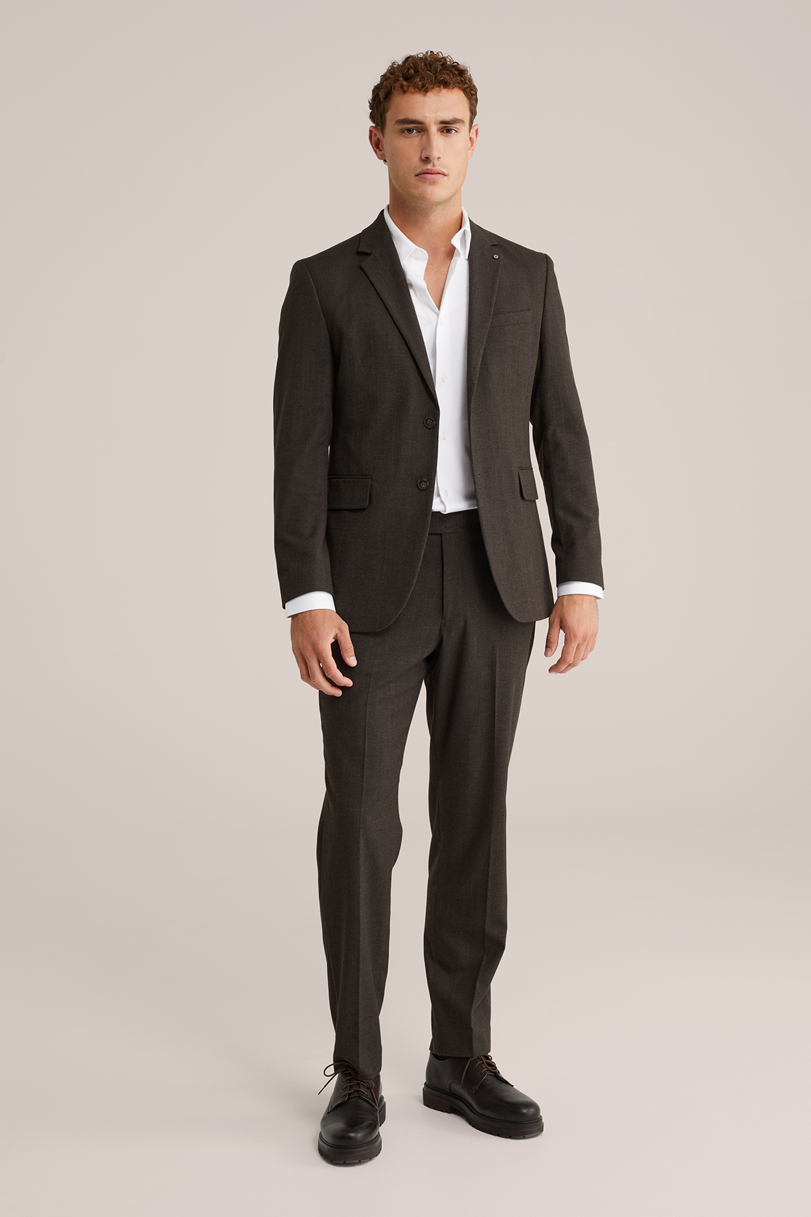 Heren slim fit pantalon