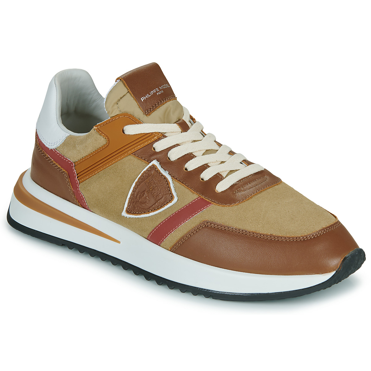 Philippe Model - TROPEZ 2.1 LOW MAN - Brown / Camel