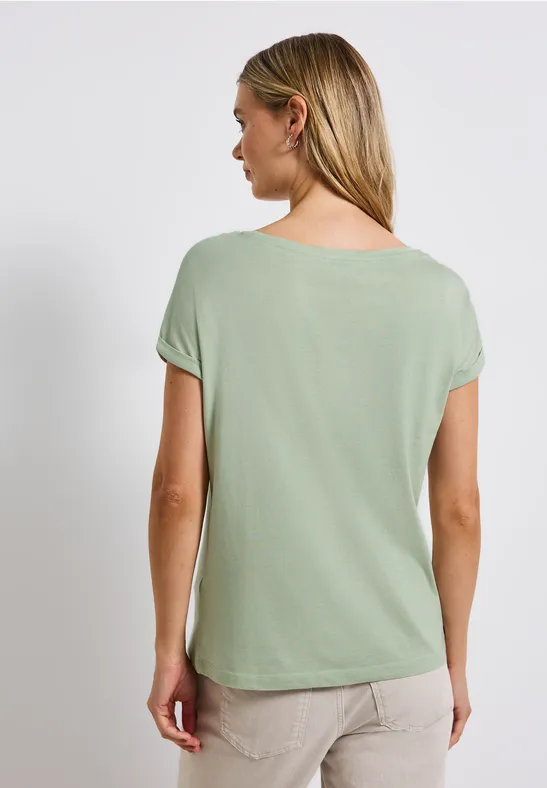 Basic Shirt mit Print