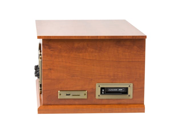 Vinyl, Turntable, Wireless Streaming CD Player in 1 Retro Music Centre