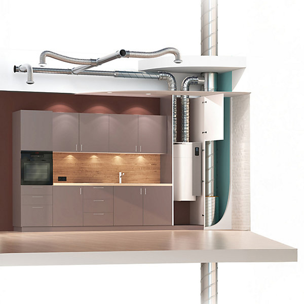 Chauffe-eau thermodynamique AQUACOSY EVOLUTION 100L Avec ventilateur - ATLANTIC - 350201