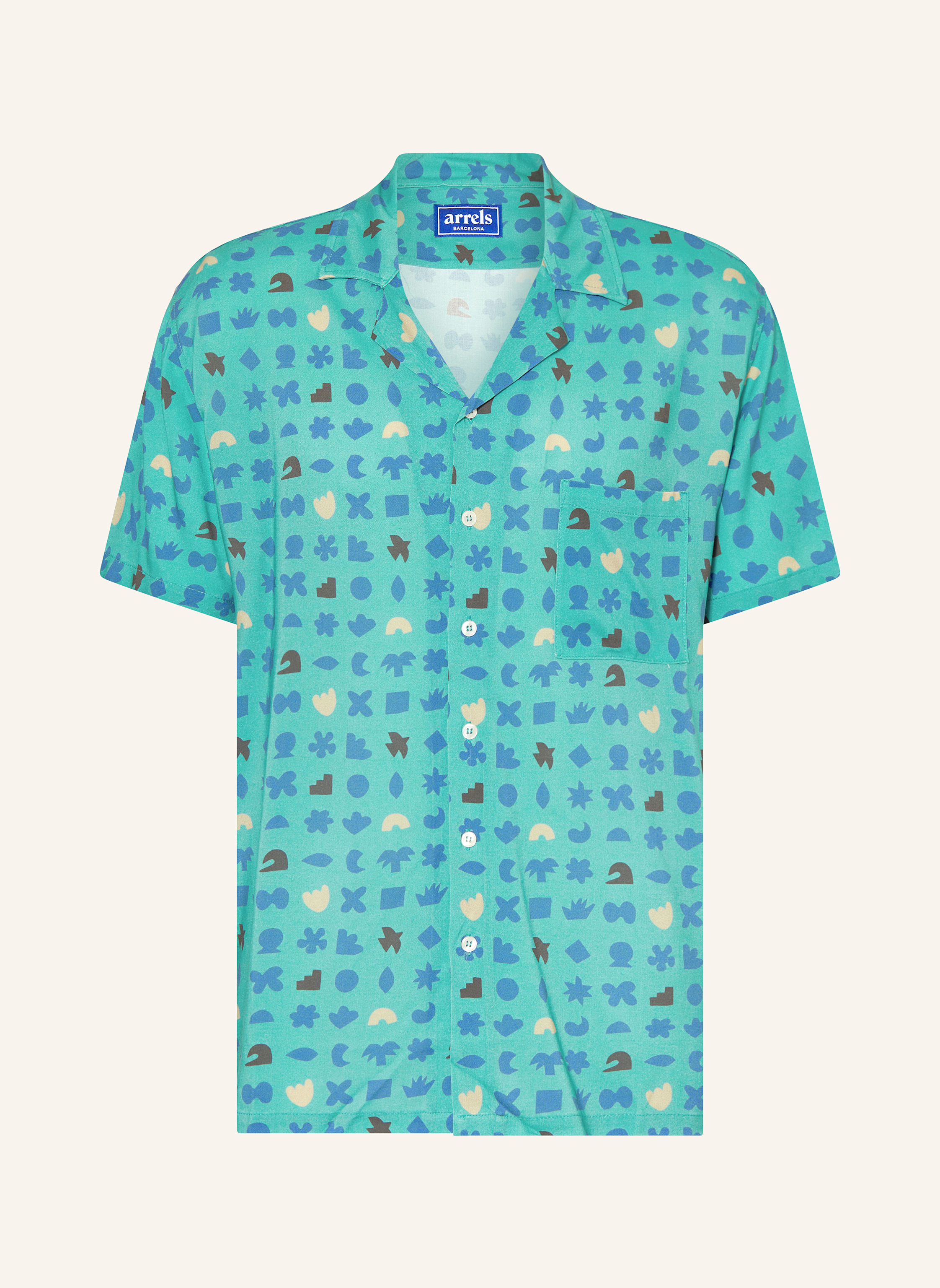 arrels BARCELONA Resorthemd LIGHT BLUE LUCKY CHARMS × MARY Comfort Fit