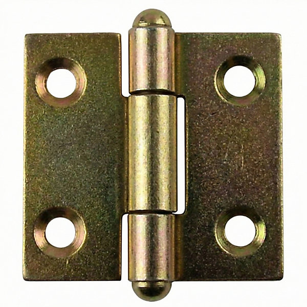 2 charnières démontables acier bichromaté Diall 40 x 40 mm