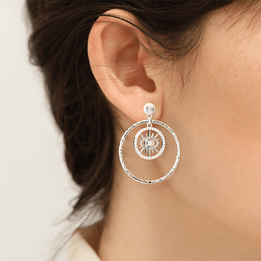 Boucles d'oreilles œil