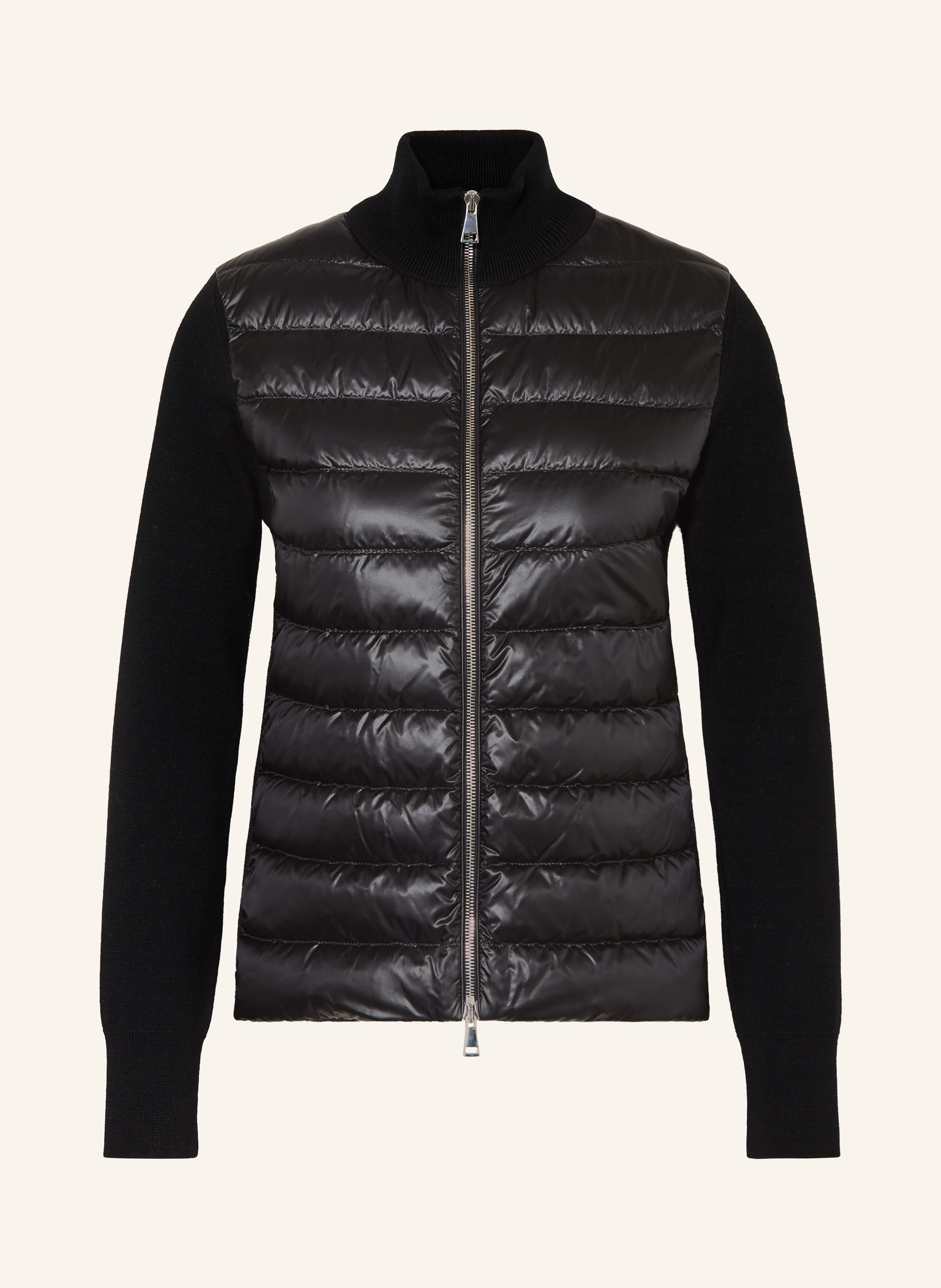 MONCLER Daunenjacke im Materialmix