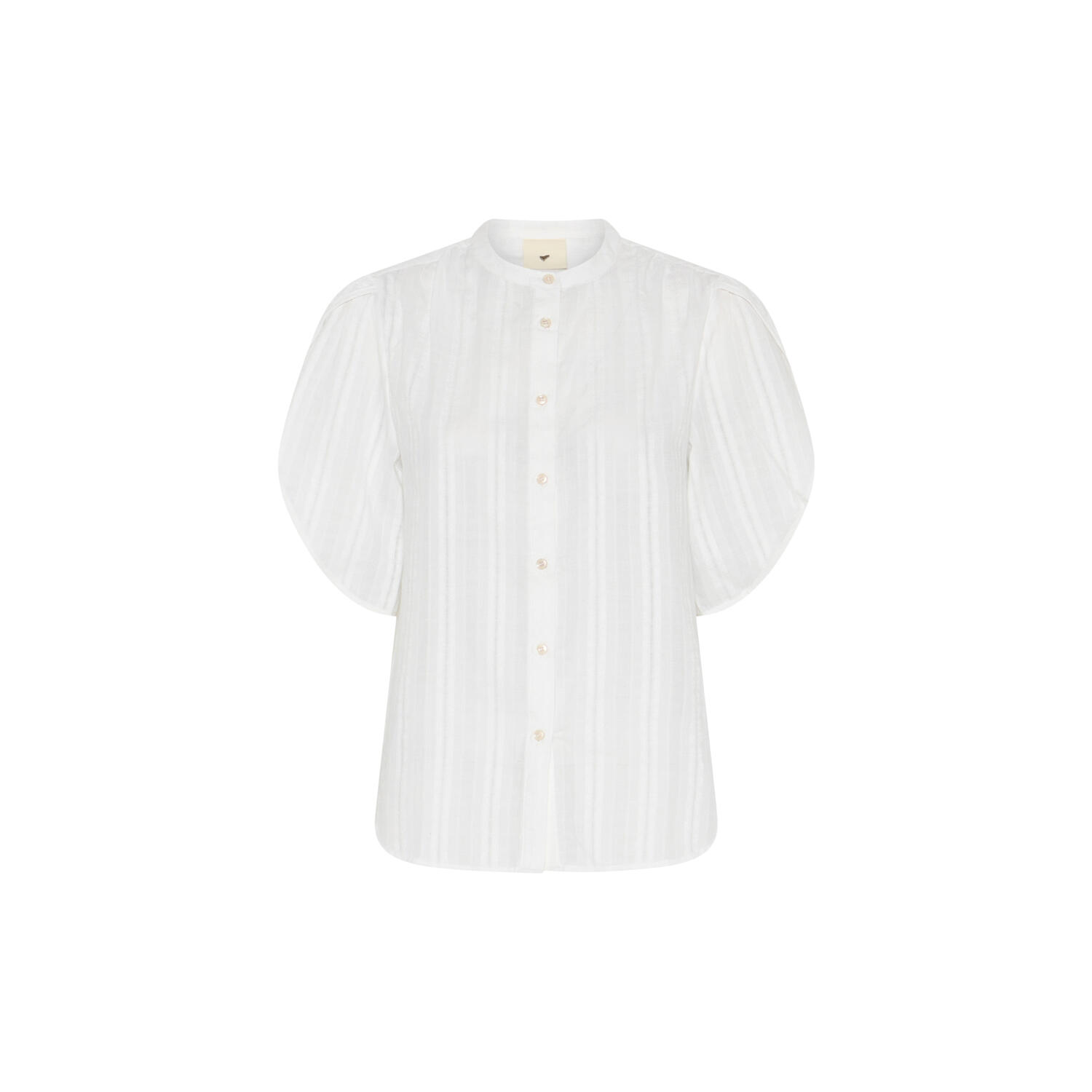 421HMTulin shirt, white daisy