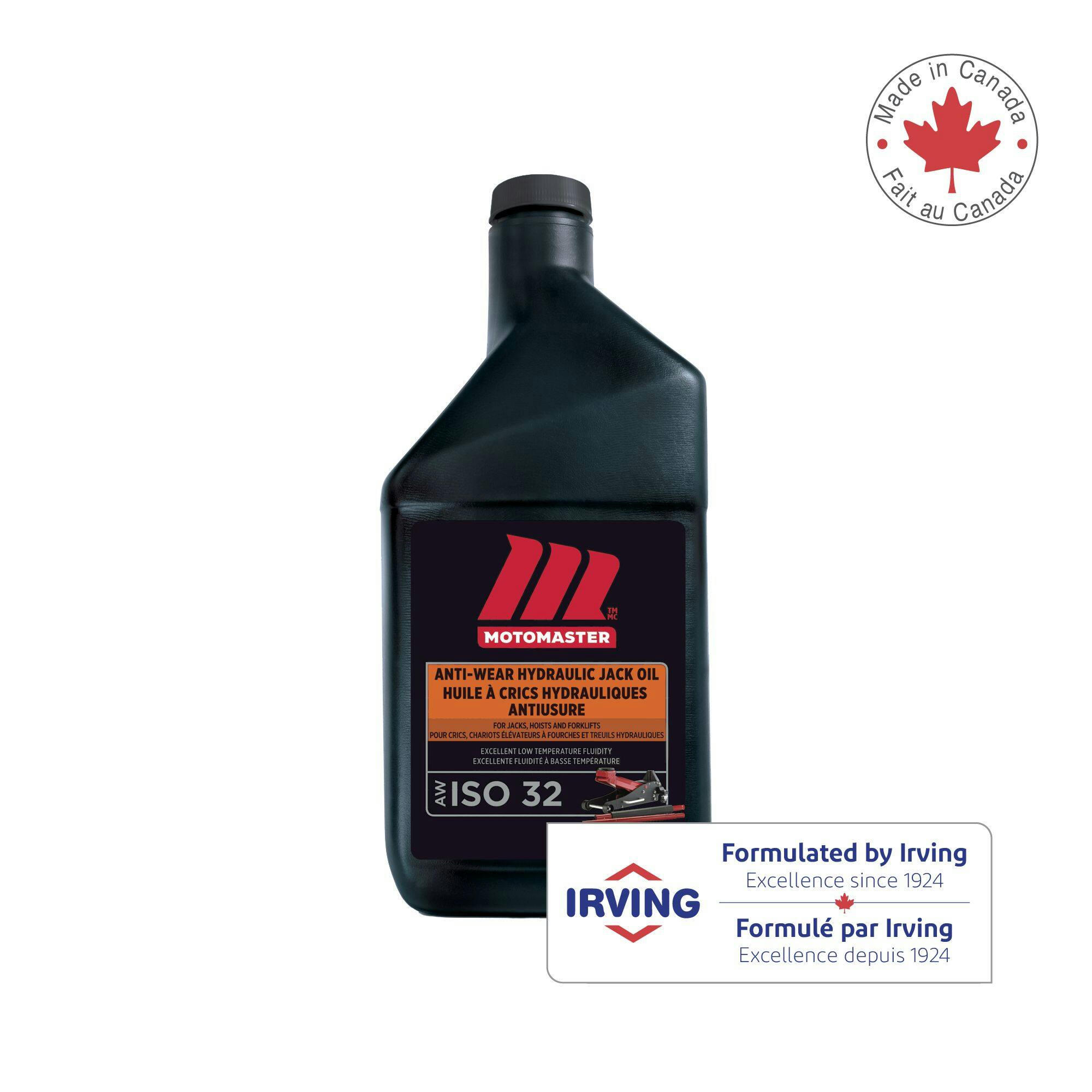 MotoMaster Anti-Wear Hydraulic Jack Oil AW 32, 946-mL