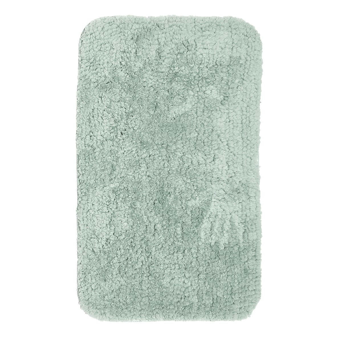 ESSENTIAL - Tapis de bain tufté uni en Polyester Vert 50x80 cm