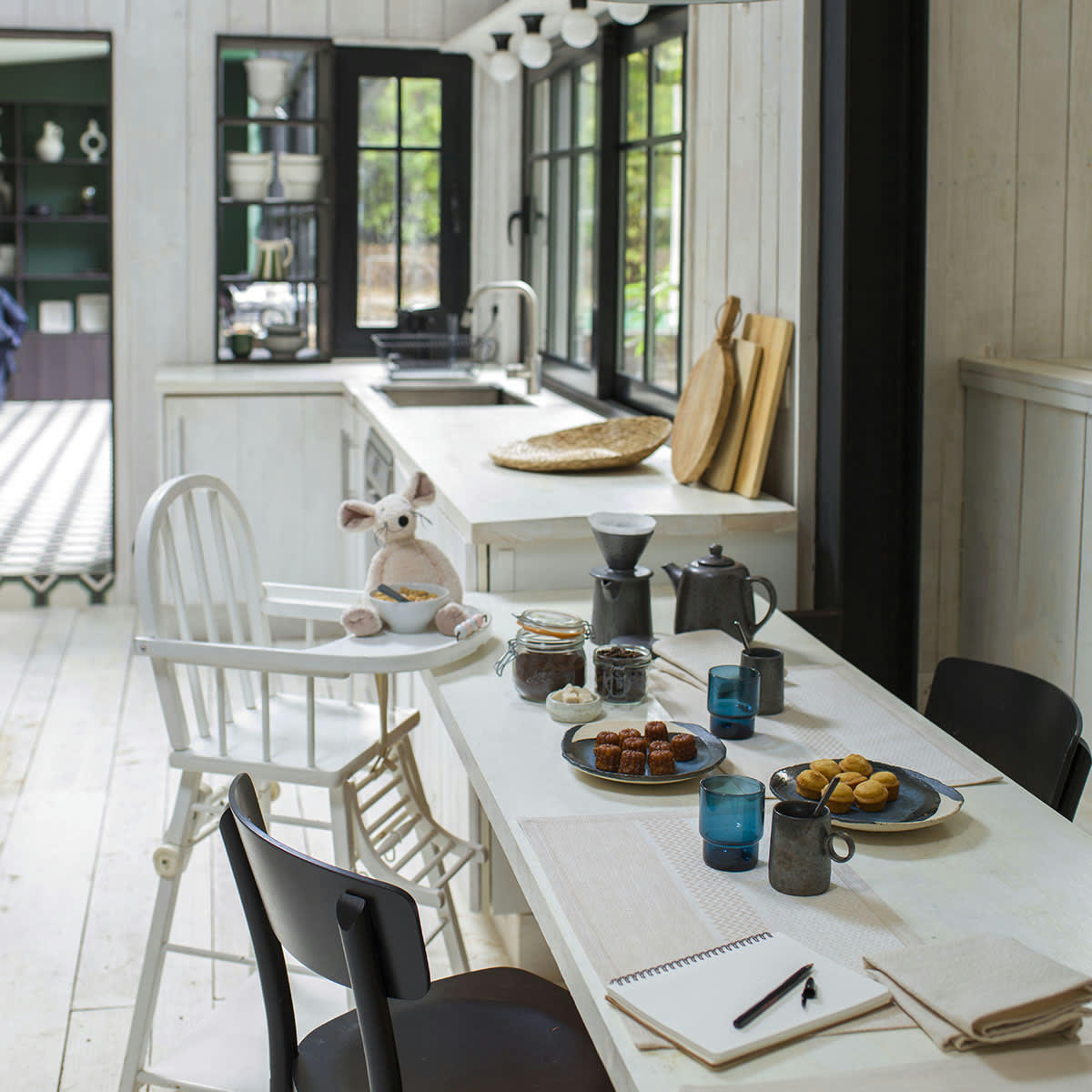 SLOW LIFE - Set de table en coton sable 50 x 30