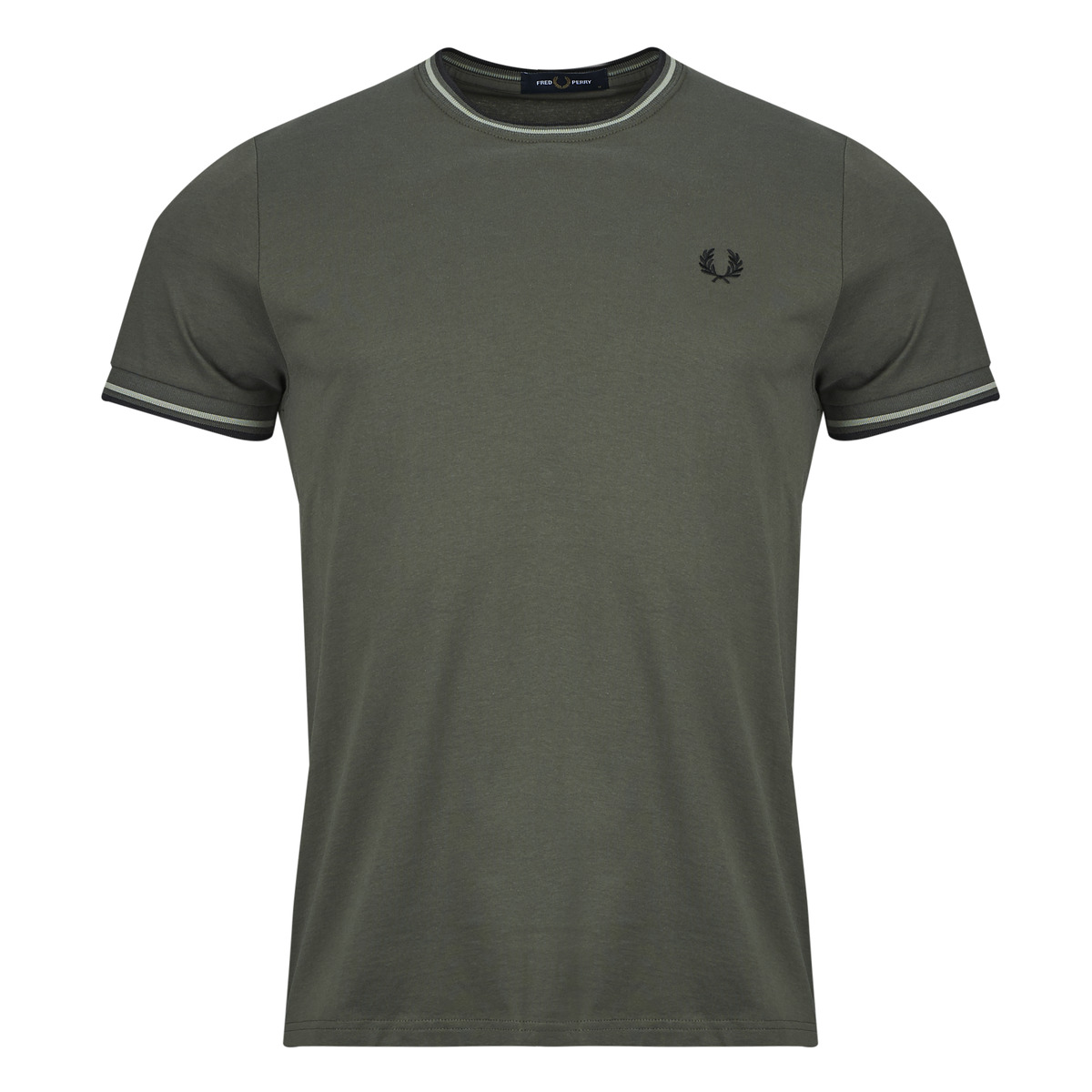 Fred Perry - TWIN TIPPED T-SHIRT - Green