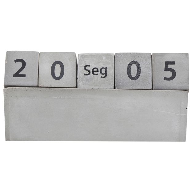 CALENDARIO MESA BETON