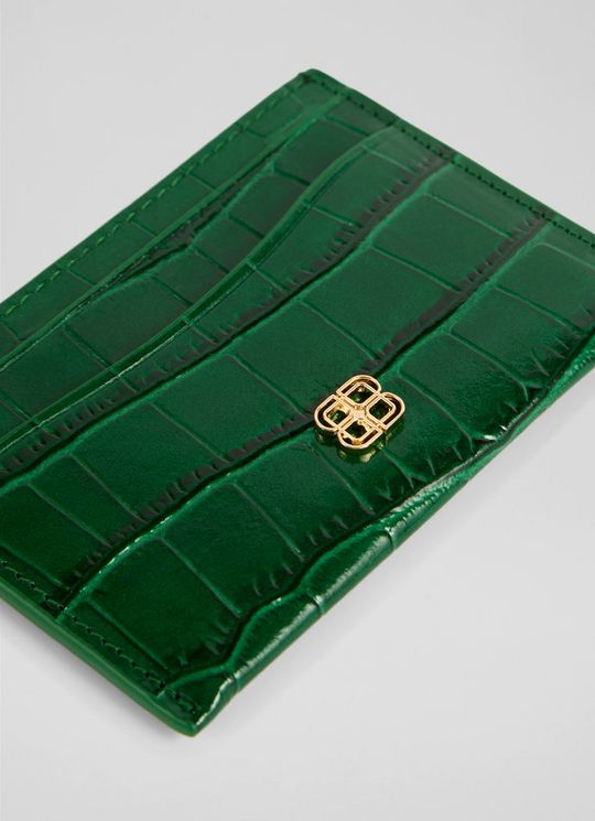 Liya Green Classic Card Holder