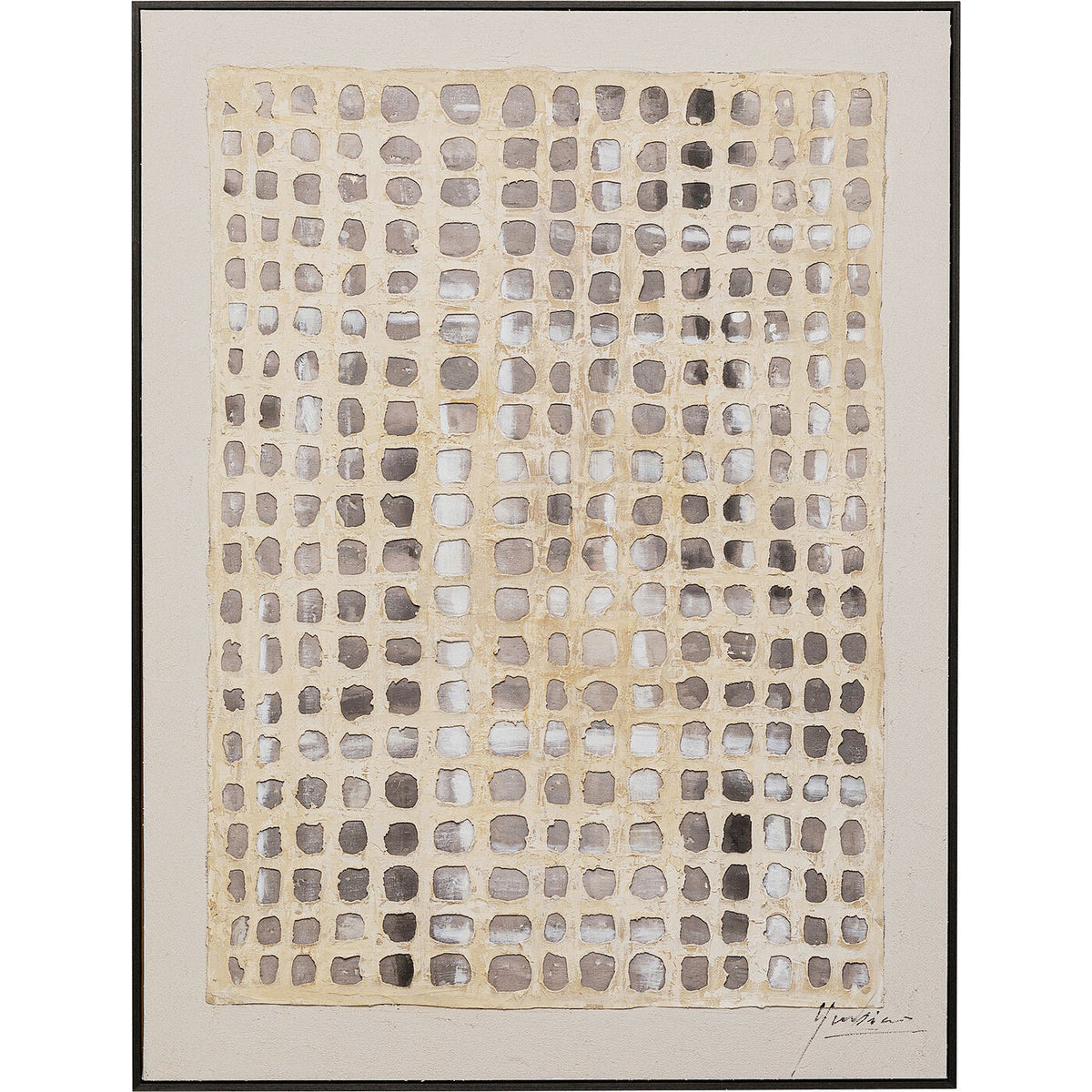 Kare Design Schilderij Glitter Curtain 92x122cm