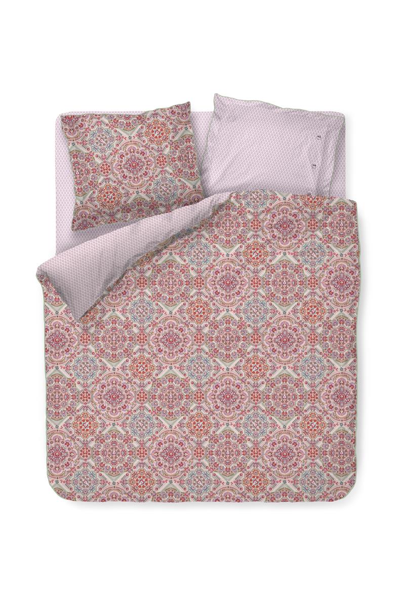 Pip Studio dekbedovertrek El Bordado - 200x200/220 cm - roze
