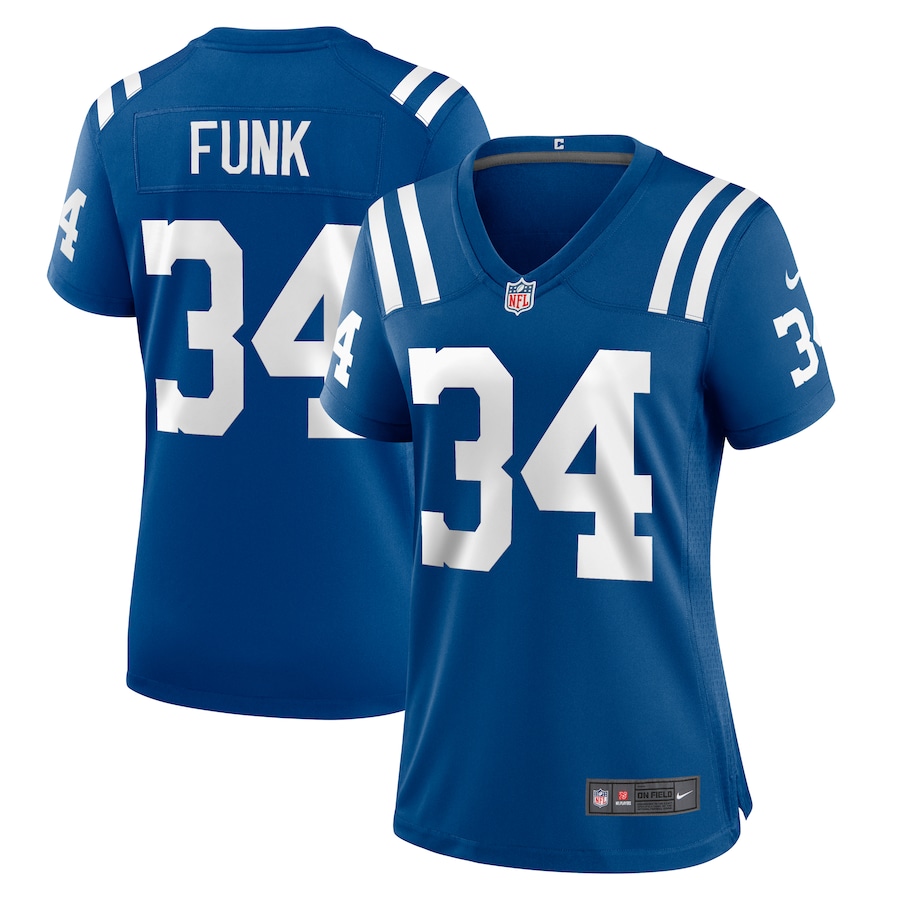 Jake Funk Indianapolis Colts Nike Women's Team Game Jersey -  Royal