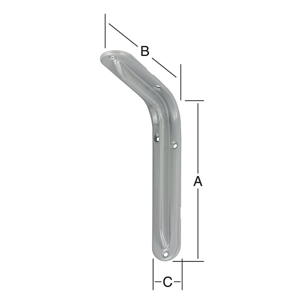 HYLLEKNEKT VORMANN 145X100MM TITAN
