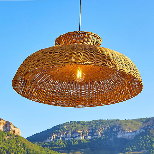Abat jour naturel seul DARMA INDOOR H30cm