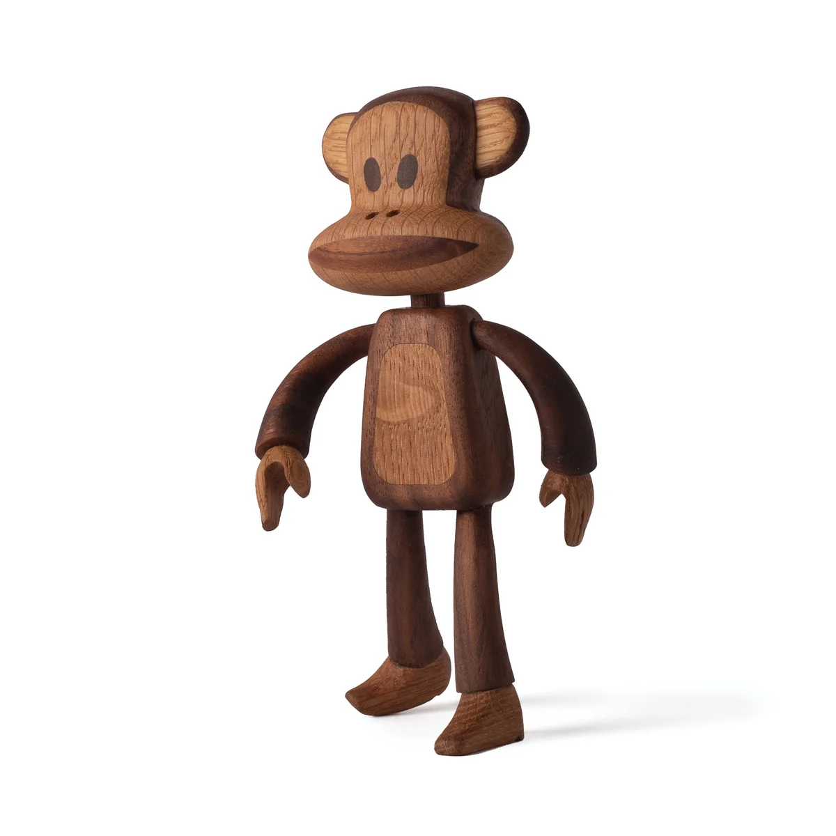 boyhood - Julius the Monkey Holzfigur, Walnuss & Eiche natur