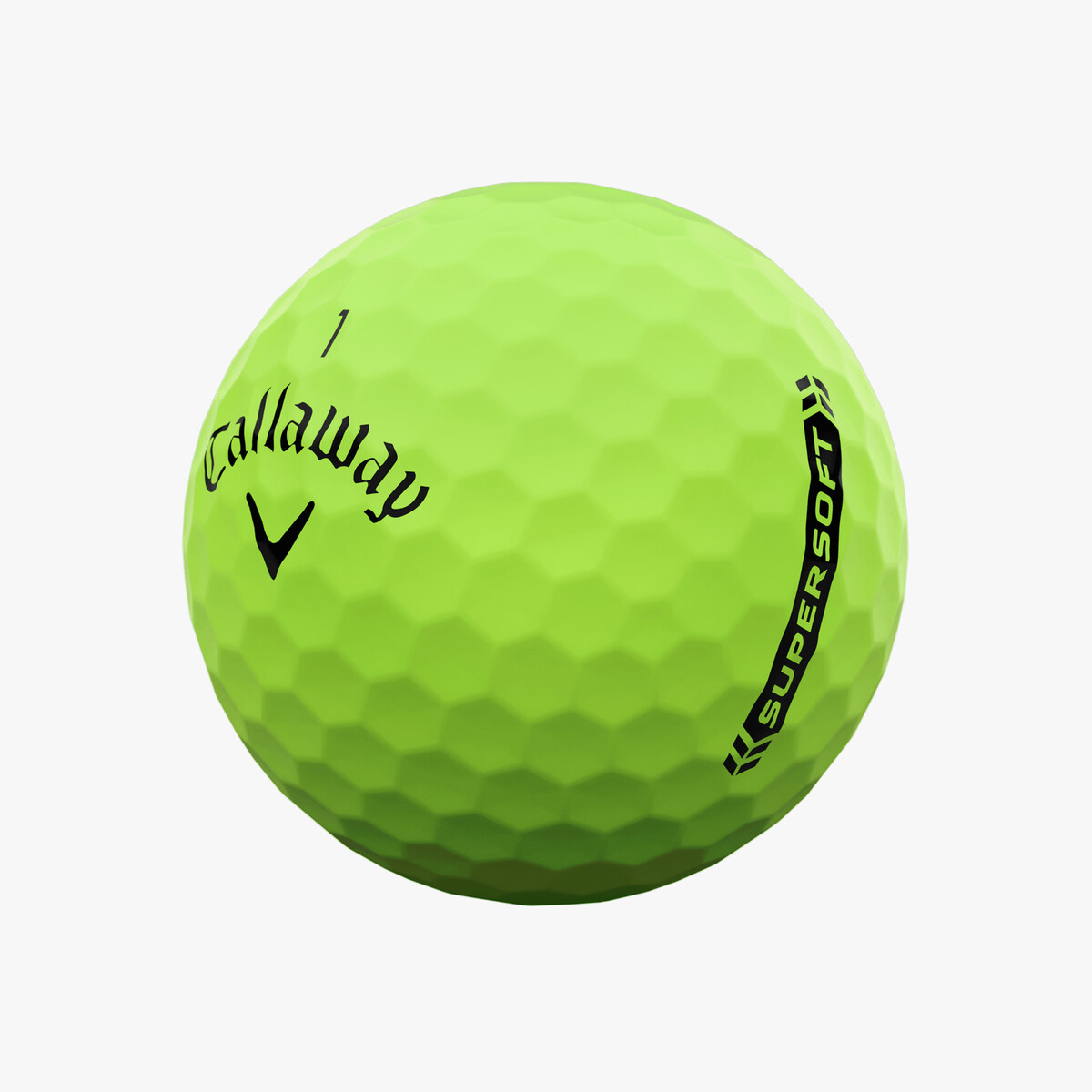 Supersoft Matte Green Golf Balls
