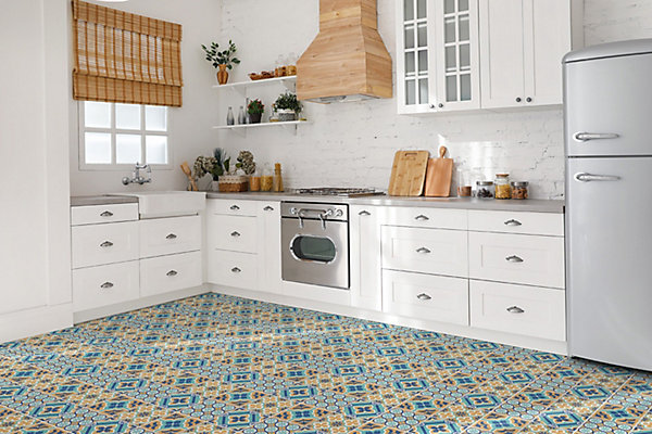 Carreaux vinyle Tulup 30x30 cm Motif décoratif 9 pcs