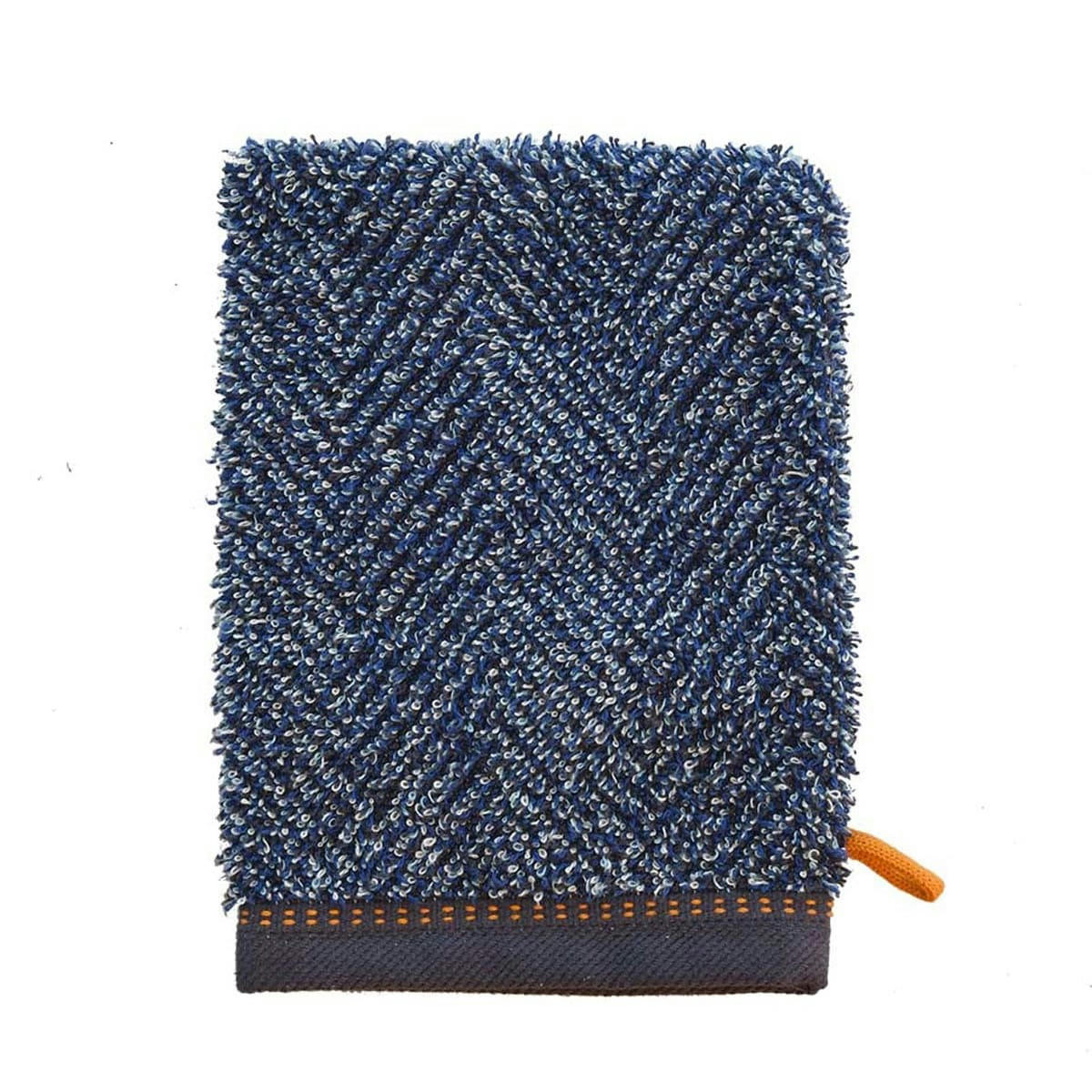 CASUAL - Lot de 3 gants de toilette 550gr/m²  denim 16x22 cm