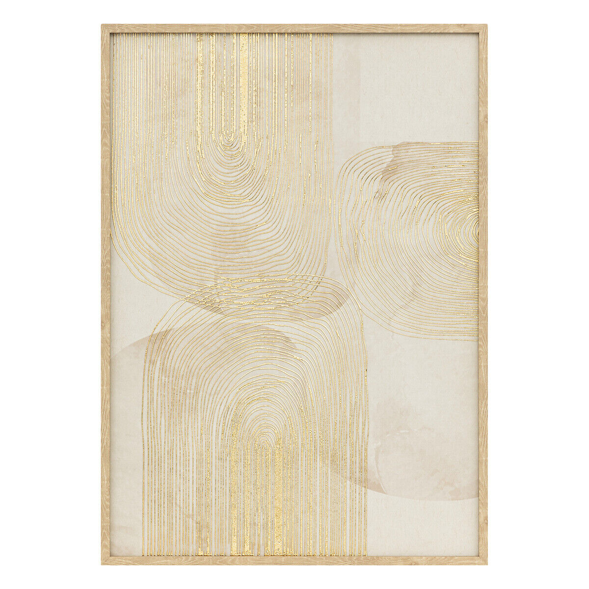Quadro decorativo ELIN dourado 50x70cm