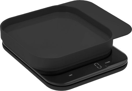 Rosti Keukenweegschaal Mensura Zwart - max 10kg!